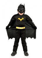 Disfraz de Superhéroe Oscuro musculoso para niño 7-9A