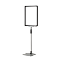 Promotional Display / Poster Stand "C Series" | black similar to RAL 9005 A5