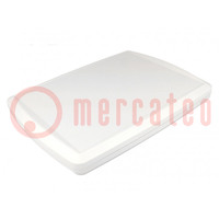 Custodia: universale; X: 206mm; Y: 279mm; Z: 30mm; ABS; bianco