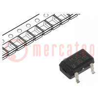 Capteur: champ magnétique; -7÷7Gs; 3÷24VDC; SM; -40÷85°C; SOT23