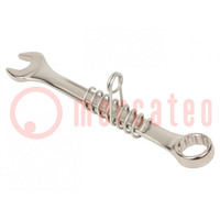 Wrench; combination spanner; steel; L: 240mm; Spanner: 20mm
