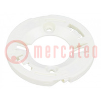 Connector: LED holder; push-in; Features: one-piece