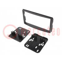 Radio frame; Kia; 2 DIN; black