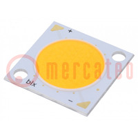 Power LED; COB; 120°; 500mA; P: 16,5W; 2704lm; 21x21x1,65mm; 164lm/W