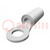 Tip: ring; Ø: 5mm; 2.62÷6.64mm2; crimped; for cable; insulated; PIDG