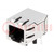 Socket; RJ45; PIN: 8; shielded,with isolation transformer; THT