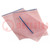 Protection bag; ESD; L: 235mm; W: 180mm; 10pcs; polyetylene; pink