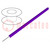 Leiding; HookUp Wire; 20AWG; draad; Cu; PVC; violet; 300V; 305m