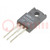 Transistor: P-MOSFET; unipolaire; -60V; -20A; Idm: -80A; 25W; TO220F
