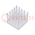 Heatsink: extruded; grilled; natural; L: 17mm; W: 17mm; H: 15mm; raw