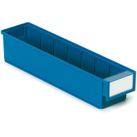 TRESTON Schublade, stapelbar, gewellter Boden, Außenmaß (BxHxT): 9,2 x 8,2 x 40,0 cm Version: 06 - blau