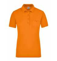 James & Nicholson Poloshirt mit Brusttasche Damen JN867 Gr. XL orange