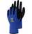 Leibwächter Handschuh Winter Grip, Acryl mit Latex HLW338 Gr. 07 Blau