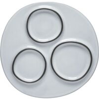 Produktbild zu COSTA NOVA »Ambar« Teller flach, rund, 3-geteilt, white, ø: 202 mm