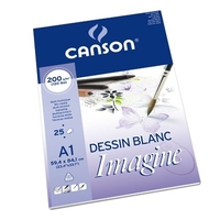CANSON BLOC A DESSIN IMAGINE, FORMAT A1, 50 PAGES, 200 G/M2 200005969