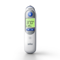 BRAUN IRT6525 THERMOMETRE DIGITAL THERMOMÈTRE PAR CONTACT BLANC OREILLE BOUTONS