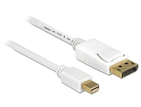 DELOCK CABLE MINI DISPLAYPORT ST > 1,0 M BLANCO - 83481