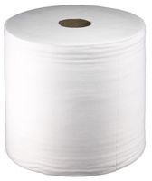 Produktabbildung - Vliestuch - Viskosevlies - Rolle, weiß, 29,0 x 38,0 cm