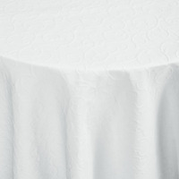 Tischdecke Biella rund; 170 cm (Ø); weiß; rund