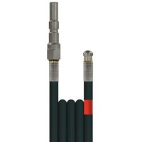 50m Rohrreinigungsleitung Polya, DN5, schwarz, Stecknippel KEW-Profi auf Düse 4x