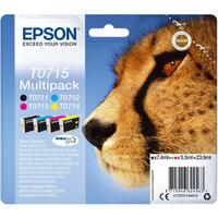 Patrone Epson T0715 4er-Pack black + color T0715