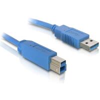 DELOCK USB3.0 Kabel A -> B St/St 3.00m blau