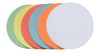 Moderationskarte Kreis klein selbstklebend, 95mm, Altpapier, 300 Stück, sortiert