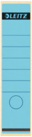 Rückenschild selbstklebend, Papier, lang, breit, 100 Stück, blau