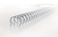 Drahtbinderücken WireBind, A5, Nr. 6, 9,5 mm, 250 Stück, weiß