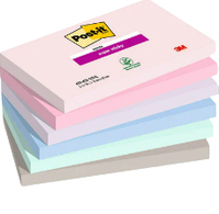 Post-It 7100259202 karteczka samoprzylepna Prostokąt Niebieski, Zielony, Szary, Różowy, Fioletowy 90 ark. Samoprzylepny