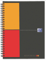 Oxford 100103165 writing notebook Gray, Orange, Red A5 80 sheets