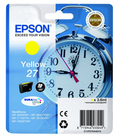 Epson Alarm clock 27 DURABrite Ultra nabój z tuszem 1 szt. Oryginalny Żółty