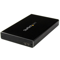 StarTech.com UNI251BMU33 obudowa do dysków twardych Obudowa HDD/SSD Czarny 2.5"
