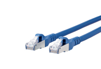 METZ CONNECT Cat6A S/FTP, 5m netwerkkabel Blauw S/FTP (S-STP)