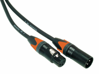 Contrik XLR/XLR M/F 6m Audio-Kabel XLR (3-pin) Schwarz, Orange