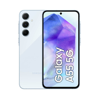 Samsung Galaxy A55 5G 16,8 cm (6.6") Hybrid Dual SIM Android 14 USB C-típus 8 GB 128 GB 5000 mAh Kék