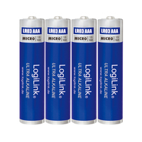 LogiLink LR03B4 bateria do użytku domowego Jednorazowa bateria AAA Alkaliczny