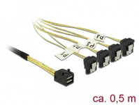 DeLOCK 85684 cable de alimentación interna 0,5 m