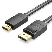 Vention HADBG video kabel adapter 1,5 m DisplayPort HDMI Zwart