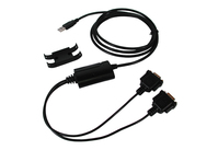 EXSYS EX-1322 kabel równoległy Czarny 1,8 m 1x USB 2.0 2x RS-232