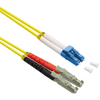 ROLINE 21.15.9511 száloptikás kábel 1 M E-2000 (LSH) LC OS2 Sárga