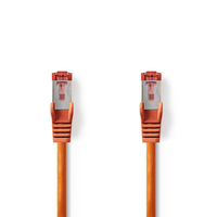 Nedis CCGP85221OG100 cable de red Naranja 10 m Cat6 S/FTP (S-STP)
