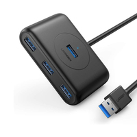 Ugreen 20290 Schnittstellen-Hub USB 3.2 Gen 1 (3.1 Gen 1) Type-A 5000 Mbit/s Schwarz