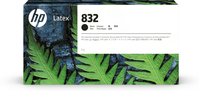HP 832 Latex inktcartridge zwart, 1 liter