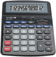 Olympia 2504 calculator Desktop Financiële rekenmachine Zwart, Blauw, Grijs