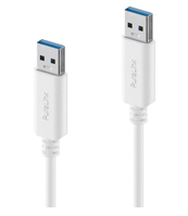 PureLink IS2400-010 câble USB 1 m USB 3.2 Gen 1 (3.1 Gen 1) USB A Blanc