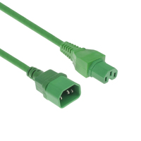 ACT AK5306 cable de transmisión Verde 1,2 m IEC C14 IEC C15