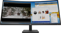 HP M34d computer monitor 86,4 cm (34") 3440 x 1440 Pixels UltraWide Quad HD Zwart