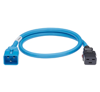 Panduit LPCB09-X electriciteitssnoer Blauw 2,4 m C20 stekker C19 stekker