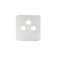 shiverpeaks BS83913W placa de pared y cubierta de interruptor Blanco